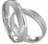 Palladium wedding ring Nr. 10-04781/045